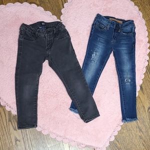 Designer Joe's jeans and GAP Girls Jeans Bundle 4t